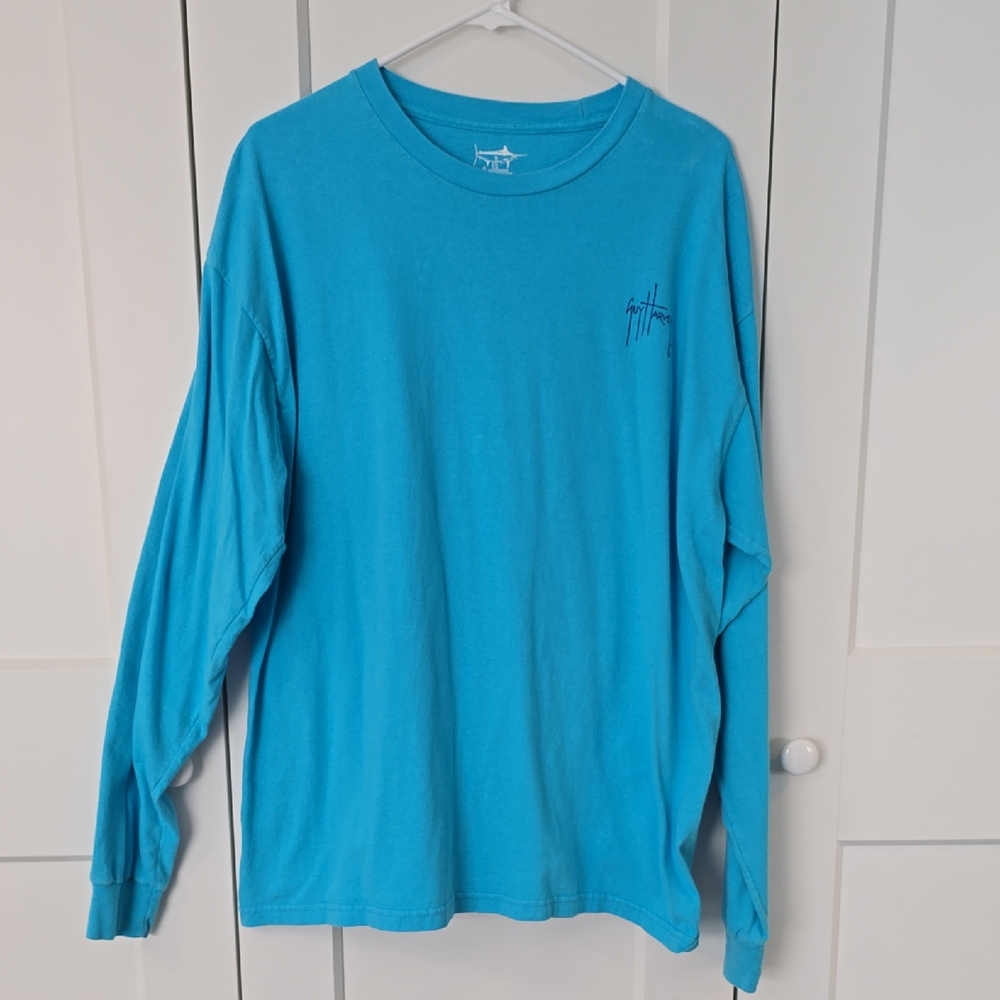 Guy Harvey Blue Long Sleeve Shirt